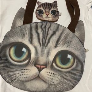 Cat Purse and Cat coin purse